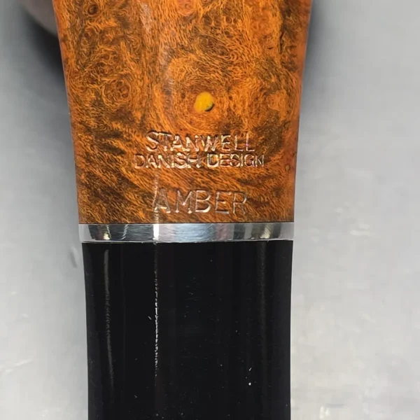 Stanwell Amber Light Smooth 15 Apple Estate Briar Pipe, Unsmoked, 9mm - Image 6
