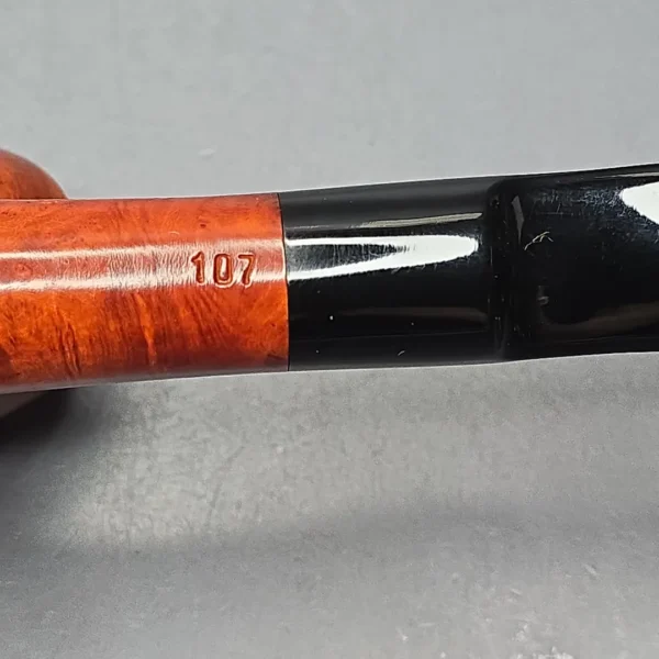 Calibano (Mastro de Paja) 107 C2 Smooth Bent Billiard Estate Briar Pipe, Unsmoked - Image 11