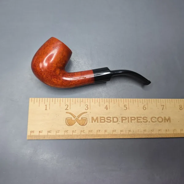 Calibano (Mastro de Paja) 107 C2 Smooth Bent Billiard Estate Briar Pipe, Unsmoked - Image 13