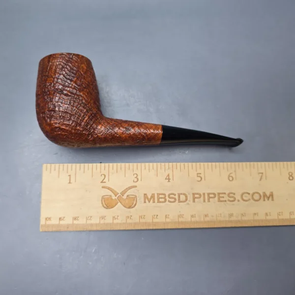 Ser Jacopo (c.1980s) S2 Maxima Partially Sandblasted Billiard Estate Briar Pipe, Italian Estates - Image 12
