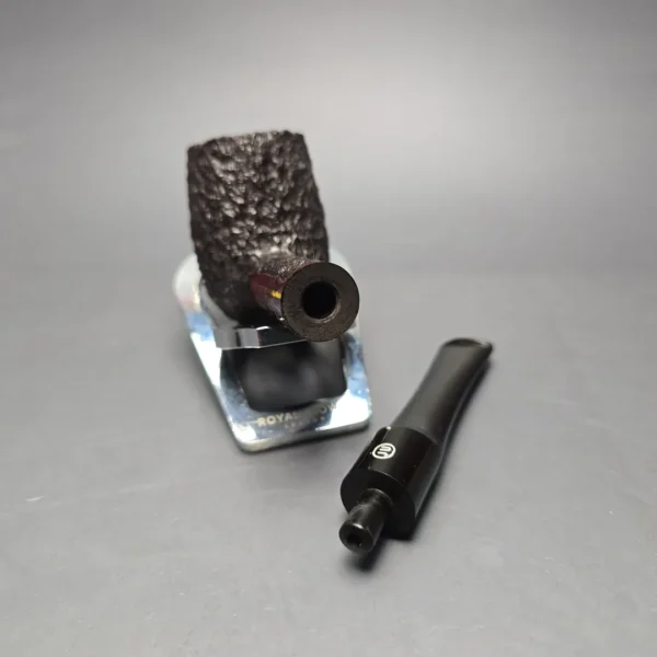 James Upshall Bark Group 6 Rusticated "Trafalgar" Billiard Estate Briar Pipe, Unsmoked - Image 13