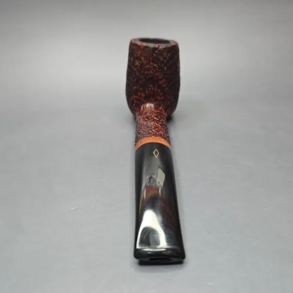 Brebbia 710 Jumbo Magnum Sandblasted Billiard Estate Briar Pipe, Unsmoked - Image 5