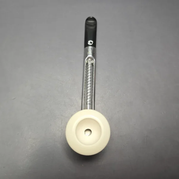 Falcon Chrome Dental w/ MBSD Meerschaum Dublin Block Meerschaum Bowl Pipe, New - Image 9