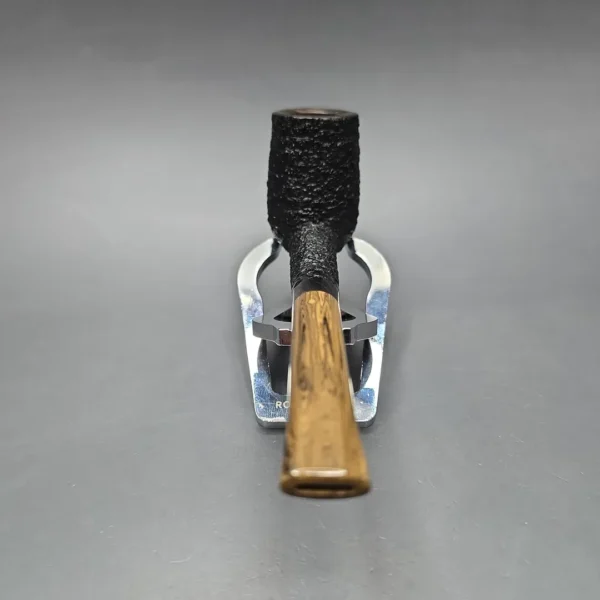 Walt Cannoy Cardinal House Munn Rusticated Stack Biliard Estate Briar Pipe, American Estates - Image 5