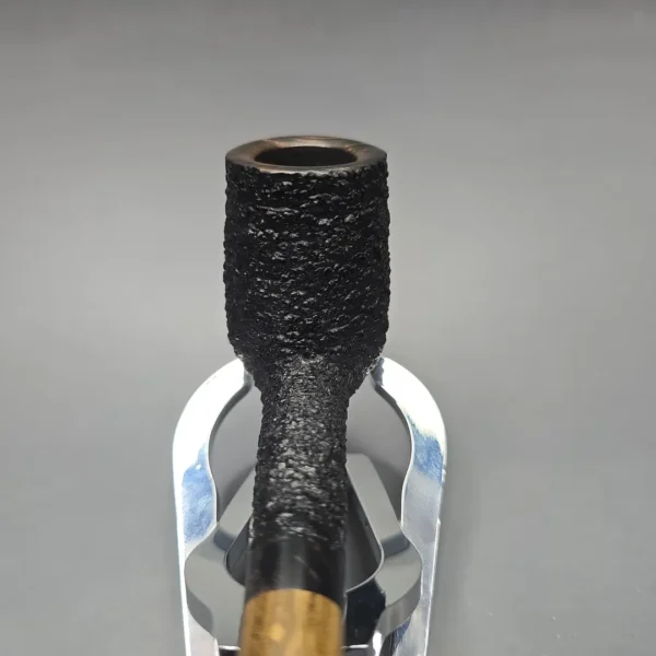 Walt Cannoy Cardinal House Munn Rusticated Stack Biliard Estate Briar Pipe, American Estates - Image 6