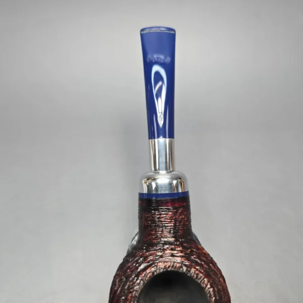 Savinelli Eleganza 320 KS Rusticated Author Estate Briar Pipe, Italian Estates, 6mm - Image 8