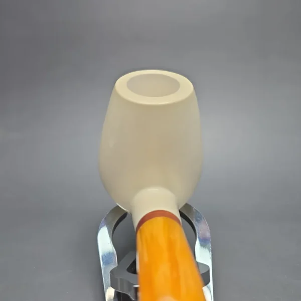 MBSD Meerschaum Deluxe World Cup 2026 Carved Brandy Block Meerschaum Pipe, Briar-Mortise, New - Image 7