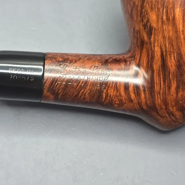 Charatan's Make First Lane Era (1961-5) Belvedere Extra Large Free Shape Smooth "Keel" Bent Billiard Estate Briar Pipe, English Estates - Image 12