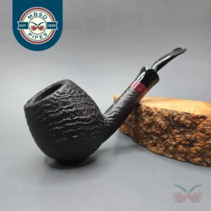 Johs Large Sandblasted Brandy Estate Briar Pipe, Unsmoked