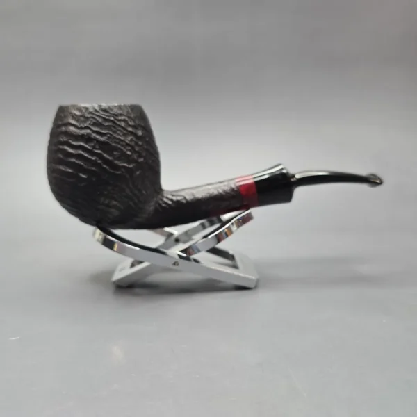 Johs Large Sandblasted Brandy Estate Briar Pipe, Unsmoked - Image 14