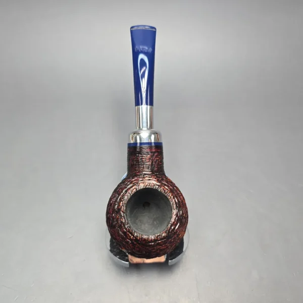 Savinelli Eleganza 320 KS Rusticated Author Estate Briar Pipe, Italian Estates, 6mm - Image 9