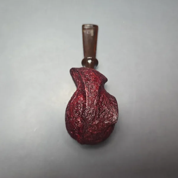 Buckeye Hand Made Contrast Sandblasted Fugu Briar Pipe, New - Image 9