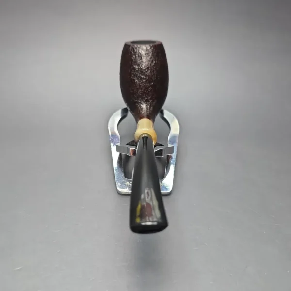 MBSD Briars Modern Masters 3 Sandblasted Tulip w/ Faux Horn Handmade Briar Pipe, New - Image 8