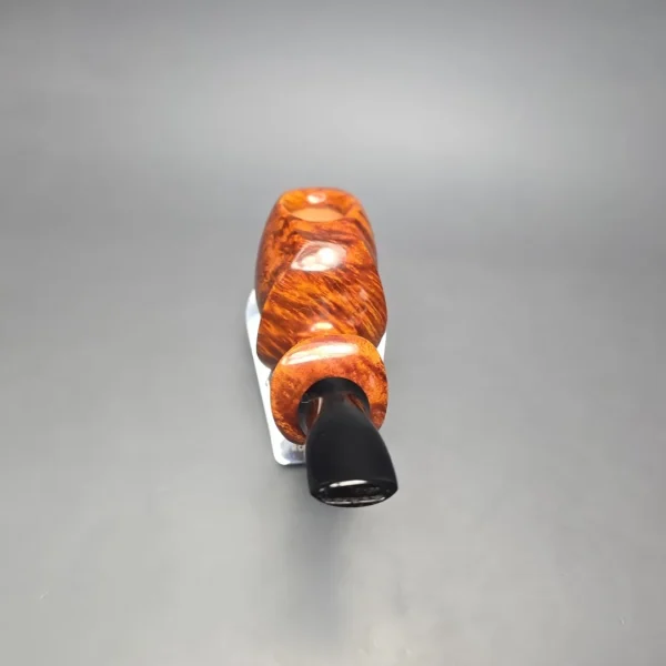 Peter Toth Smooth Asymmetric Blowfish Handmade Briar Pipe, New - Image 5
