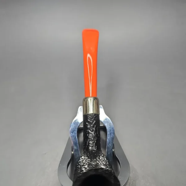 Peterson 2022 Halloween Pipe 124 Sandblasted Dublin w/ Nickel Estate Briar Pipe, Unsmoked - Image 8