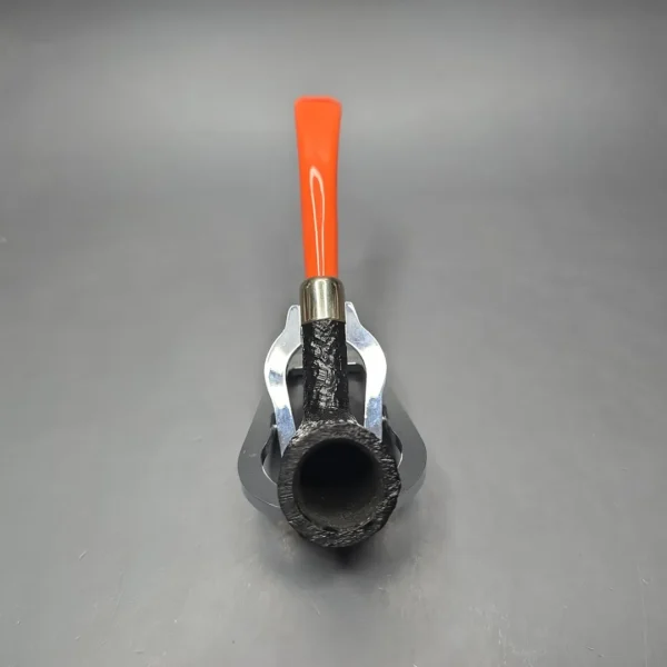 Peterson 2022 Halloween Pipe 124 Sandblasted Dublin w/ Nickel Estate Briar Pipe, Unsmoked - Image 9