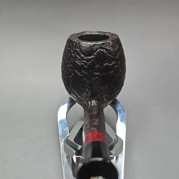 Johs Large Sandblasted Brandy Estate Briar Pipe, Unsmoked - Image 5