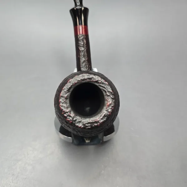 Johs Large Sandblasted Brandy Estate Briar Pipe, Unsmoked - Image 6