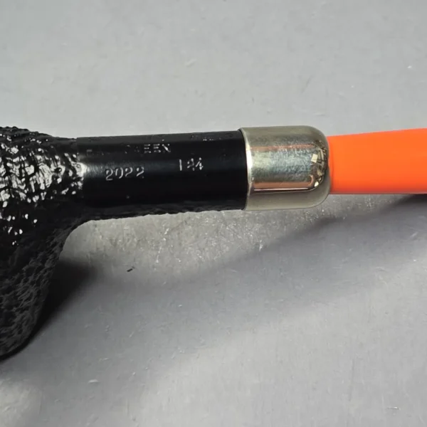 Peterson 2022 Halloween Pipe 124 Sandblasted Dublin w/ Nickel Estate Briar Pipe, Unsmoked - Image 13