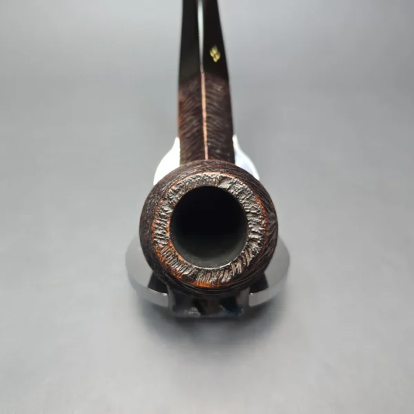 Sasieni Family Era (c.1946-50) Four Dot Brooklands Rusticated Bulldog Estate Briar Pipe, English Estates - Image 7
