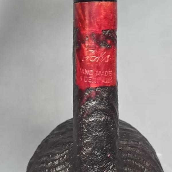 Johs Large Sandblasted Brandy Estate Briar Pipe, Unsmoked - Image 10