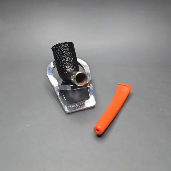 Peterson 2022 Halloween Pipe 124 Sandblasted Dublin w/ Nickel Estate Briar Pipe, Unsmoked - Image 16
