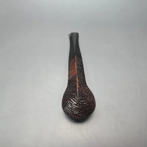 Sasieni Family Era (c.1946-50) Four Dot Brooklands Rusticated Bulldog Estate Briar Pipe, English Estates - Image 10