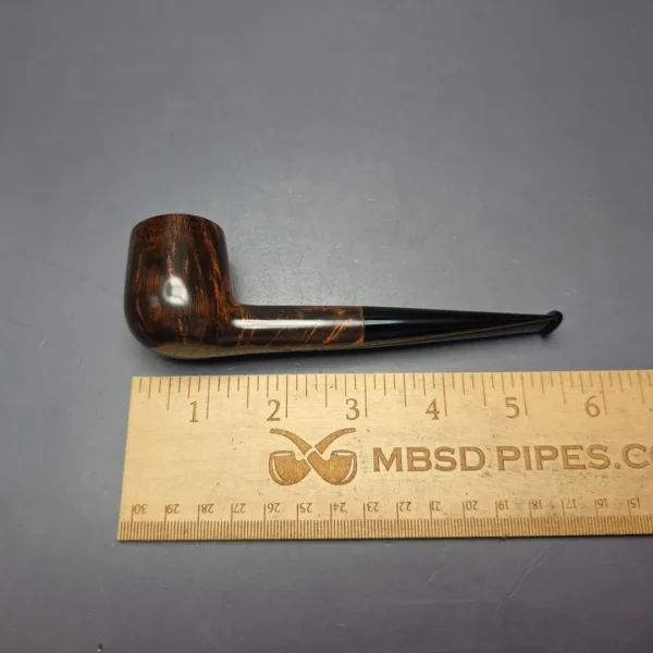 Walt Cannoy Cardinal House Langford Smooth Contrast Billiard Handmade Briar Pipe, New - Image 10