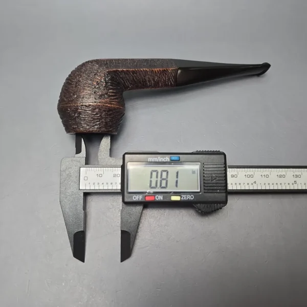 Sasieni Family Era (c.1946-50) Four Dot Brooklands Rusticated Bulldog Estate Briar Pipe, English Estates - Image 13