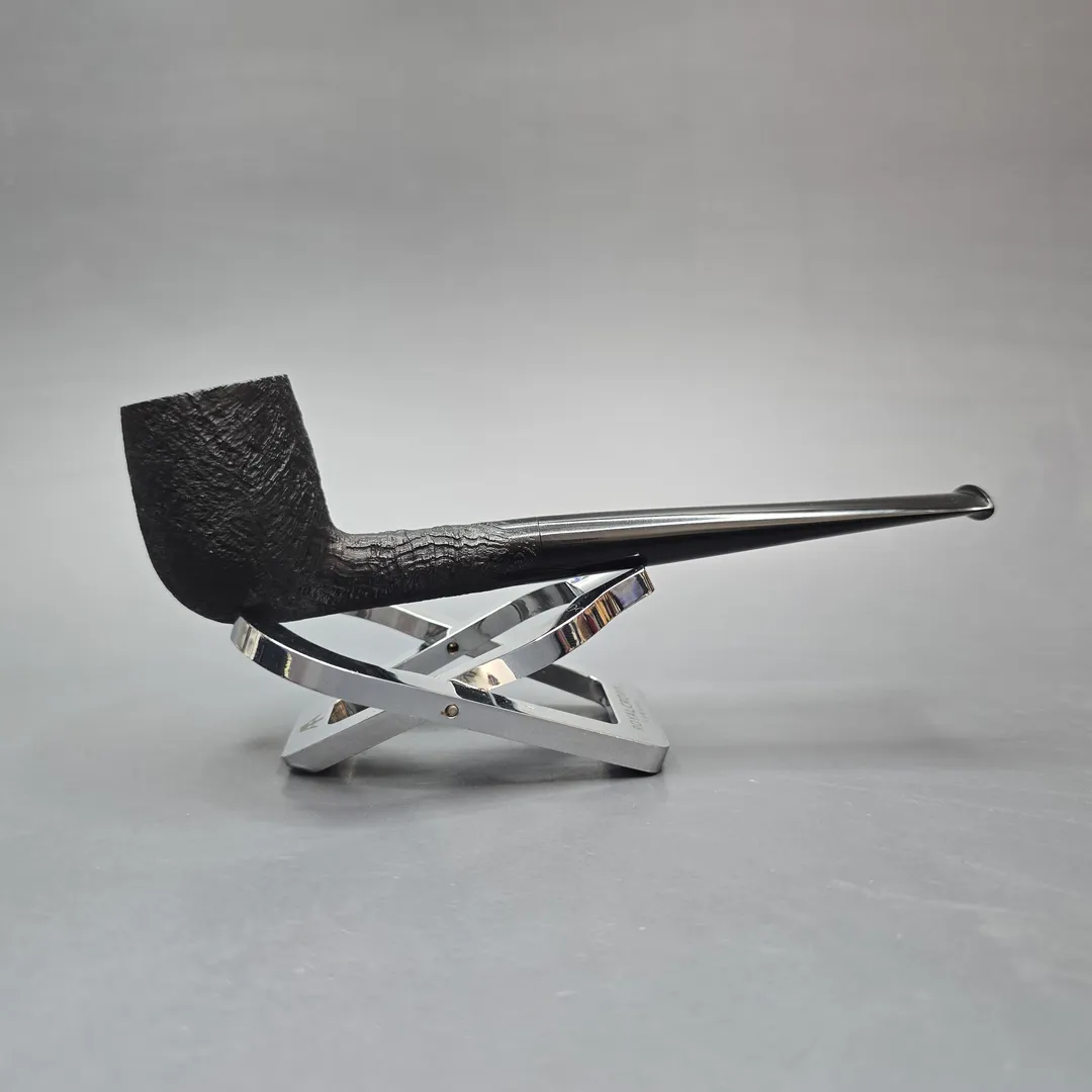 Pipe Tristan Timeless Series Sandblasted Billiard, Briar Pipe, New - Image 2