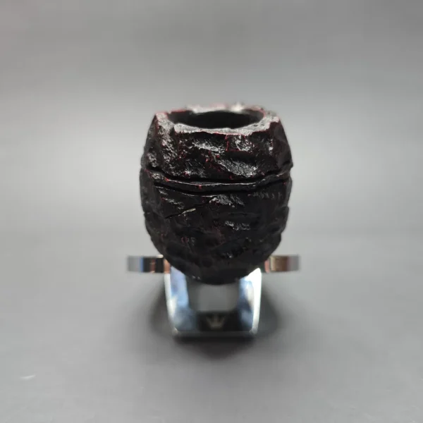 Peterson Cobble 150 Rusticated & Sandblasted Bulldog w/ Silver Briar Pipe, New - Image 13
