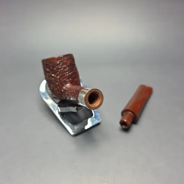 Peterson Irish Harp 106 Sandblasted Billiard w/ Silver Briar Pipe, New - Image 13