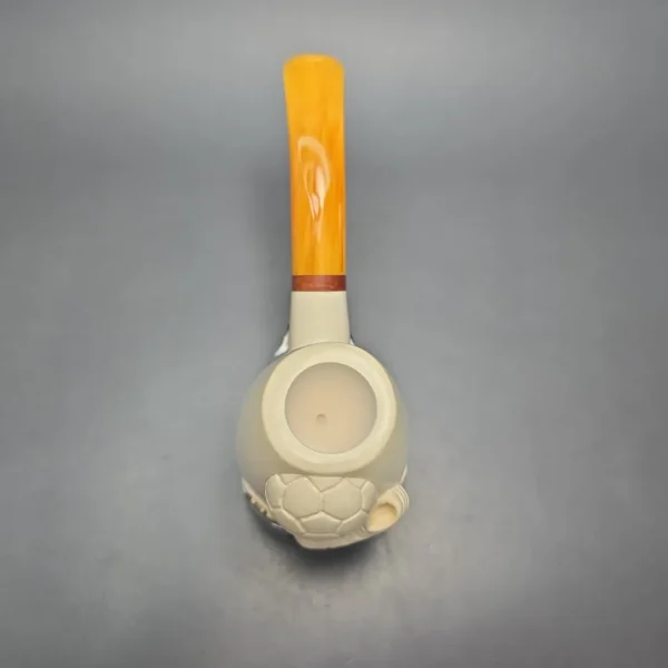 MBSD Meerschaum Deluxe World Cup 2026 Carved Brandy Block Meerschaum Pipe, Briar-Mortise, New - Image 10