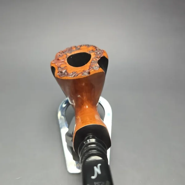 Nording Spiral Smooth Natural Estate Briar Pipe, Unsmoked - Image 6