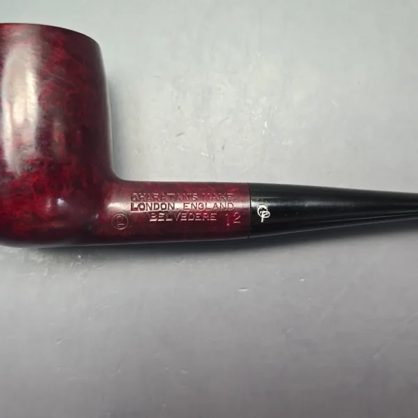 Charatan's Make Reuben Era (1955-60) Belvedere 12 Smooth "Large Billiard" Estate Briar Pipe, Unsmoked - Image 12