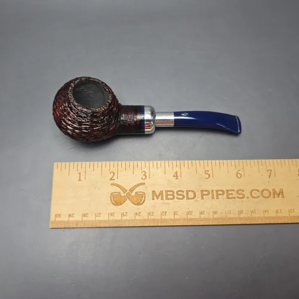 Savinelli Eleganza 320 KS Rusticated Author Estate Briar Pipe, Italian Estates, 6mm - Image 12
