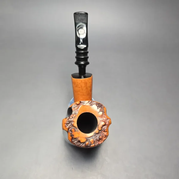 Nording Spiral Smooth Natural Estate Briar Pipe, Unsmoked - Image 9