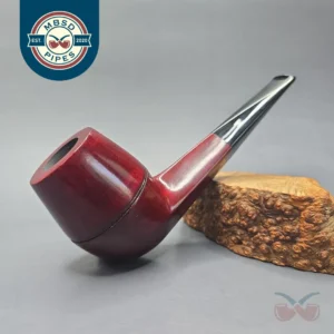 Castello Trademark GG Smooth Bulldog Estate Briar Pipe, Italian Estates