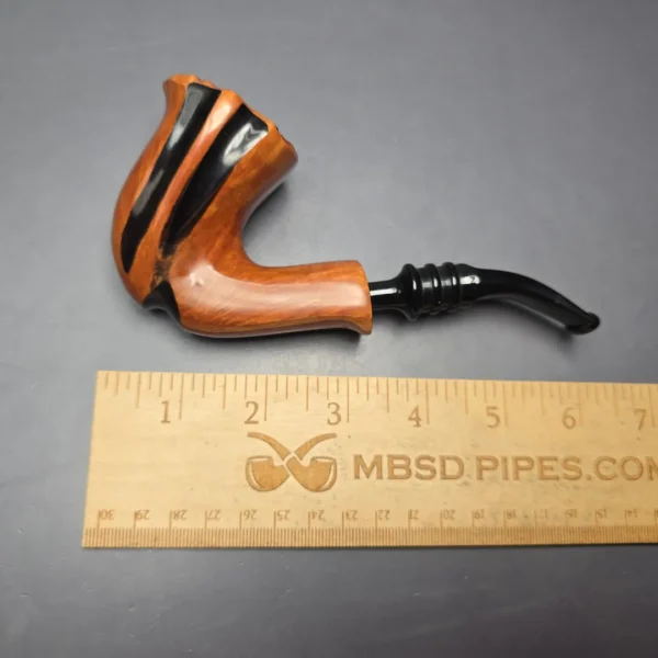 Nording Spiral Smooth Natural Estate Briar Pipe, Unsmoked - Image 12