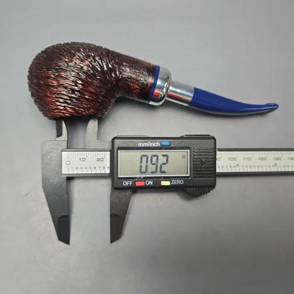 Savinelli Eleganza 320 KS Rusticated Author Estate Briar Pipe, Italian Estates, 6mm - Image 13