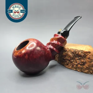 Winslow Crown Viking Smooth Spiral Apple Estate Briar Pipe, Unsmoked
