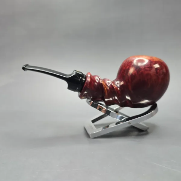 Winslow Crown Viking Smooth Spiral Apple Estate Briar Pipe, Unsmoked - Image 4