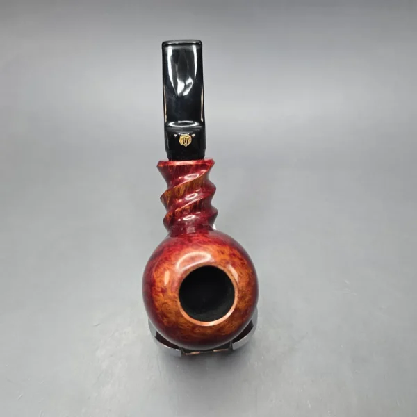 Winslow Crown Viking Smooth Spiral Apple Estate Briar Pipe, Unsmoked - Image 9