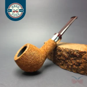 Walt Cannoy Signature Series Suede Blast Apple w/ Silver Handmade Briar Pipe, New