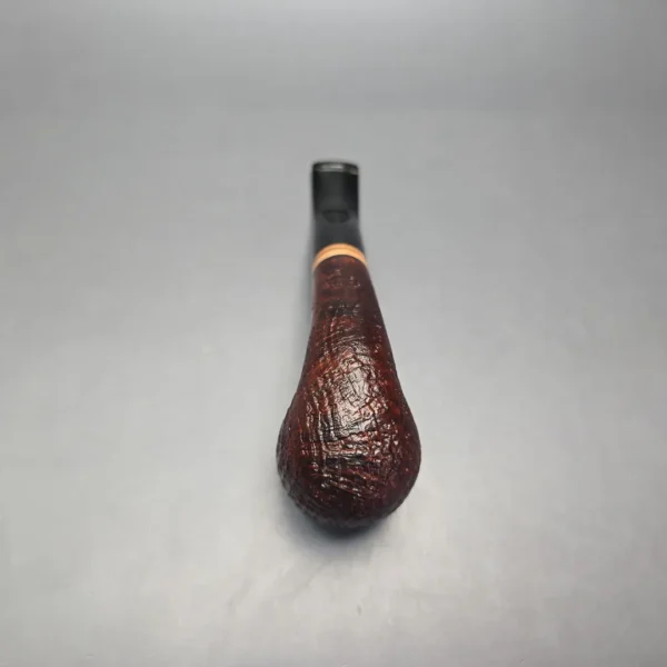 Chacom Erica 1205 Sandblasted Bent Billiard Estate Briar Pipe, Unsmoked - Image 11