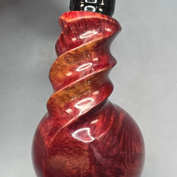 Winslow Crown Viking Smooth Spiral Apple Estate Briar Pipe, Unsmoked - Image 11