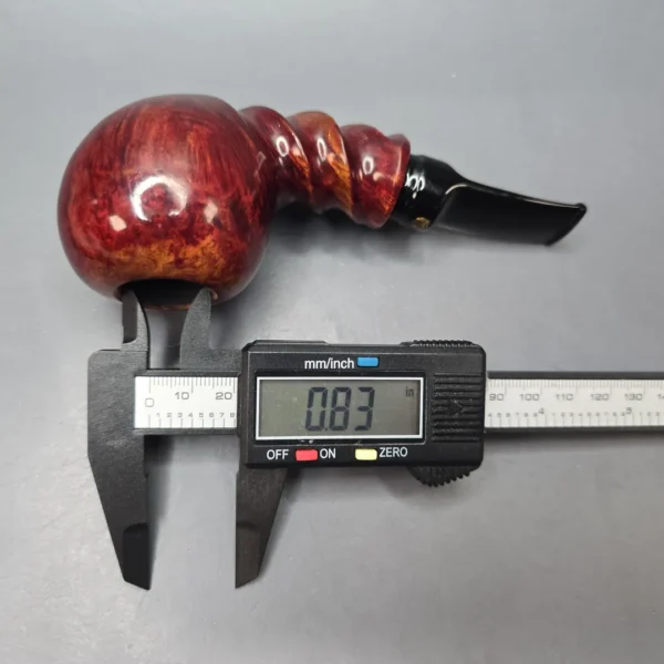 Winslow Crown Viking Smooth Spiral Apple Estate Briar Pipe, Unsmoked - Image 13