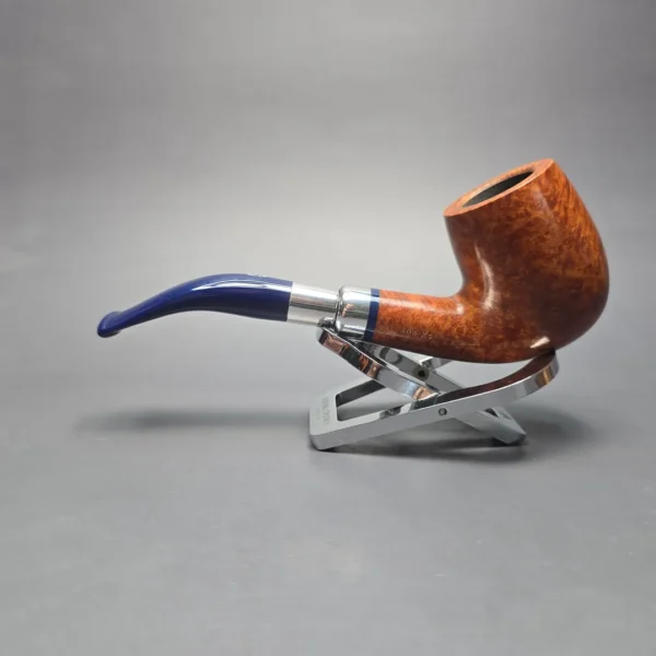 Savinelli Eleganza 606 KS Smooth Bent Billiard Estate Briar Pipe, Italian Estates, 6mm - Image 4