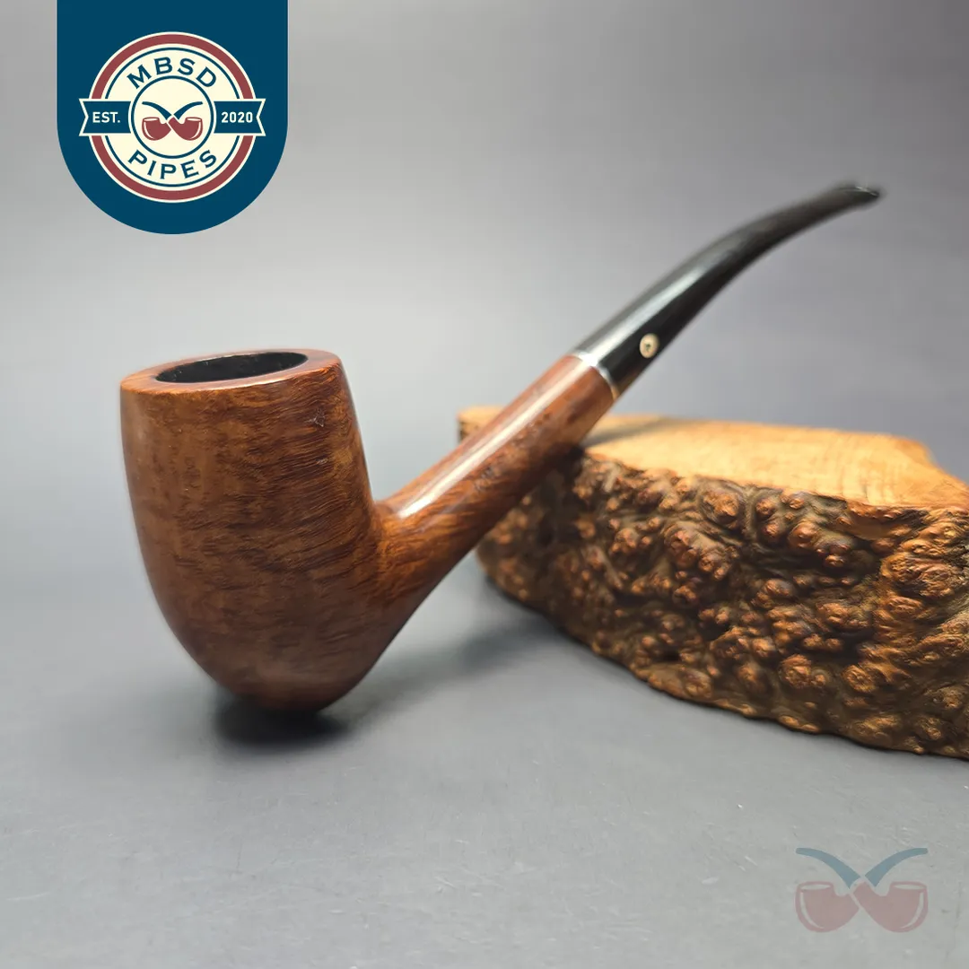 Kaywoodie (c.1960s) Hi-Bowl H9 Smooth Stack Acorn Estate Briar Pipe, American Estates
