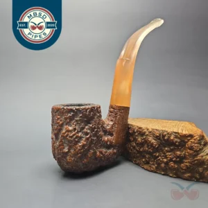 Caminetto Business KS 151 Rusticated Oom Paul Estate Briar Pipe, Italian Estates